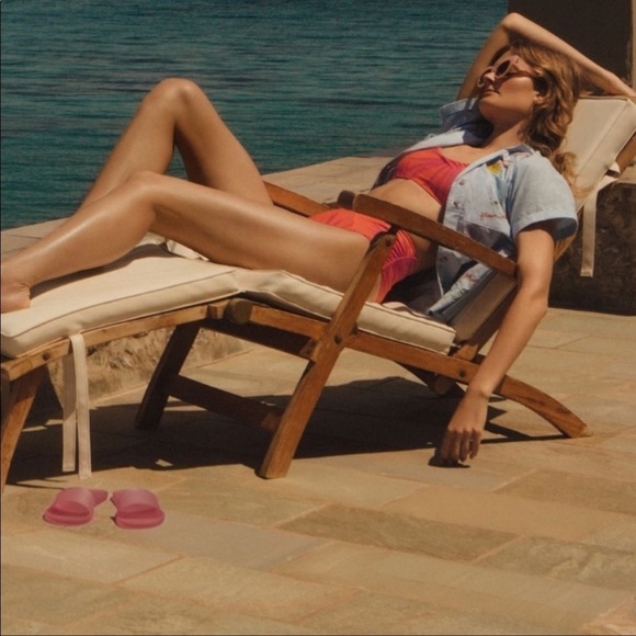 NWT Anthropologie Maeve Paradise High-waisted Bikini Bottoms Palm Beach XS swim - Picture 5 of 8